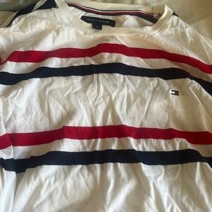 medium tommy hilfiger long sleeved striped tee